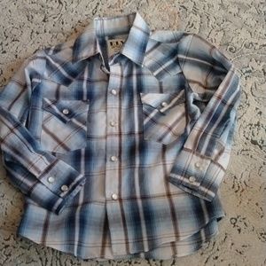Ely Cattleman button down shirt  for little boy size 4